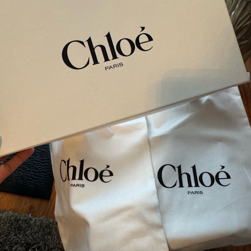 Chloé Branded Dust Bags & Box Set in White